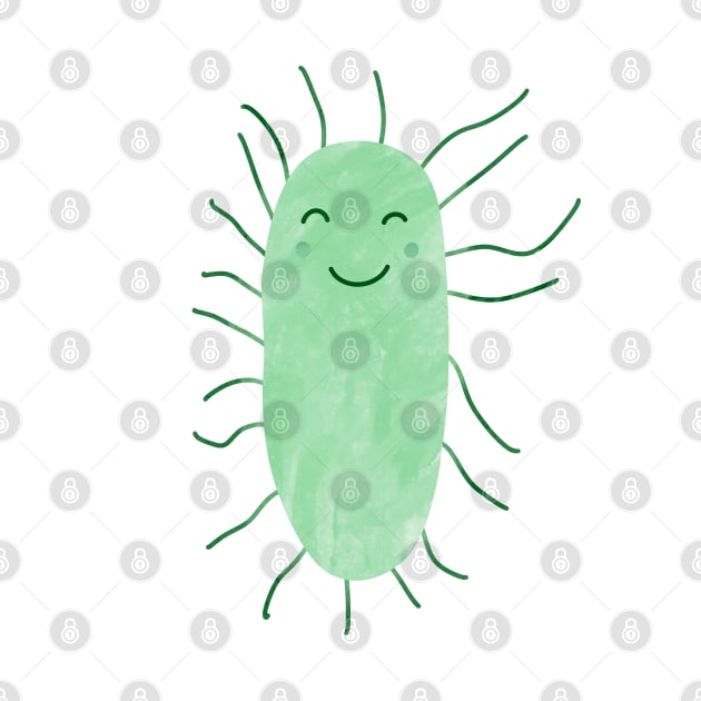 E.coli Cute and Happy. by labstud