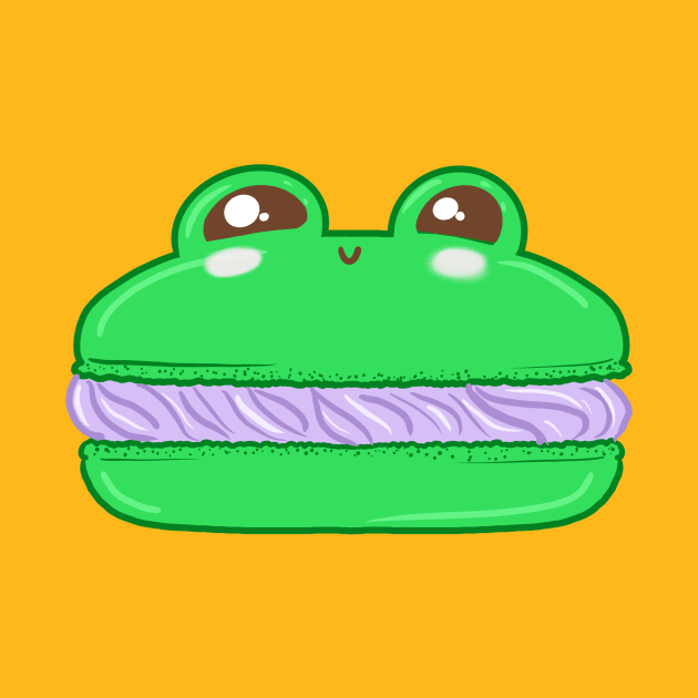 Frog Macaron by Witchvibes