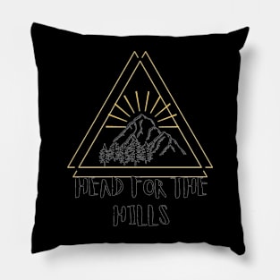 Head for the hills Pillow