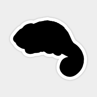 Panther chameleon silhouette Magnet