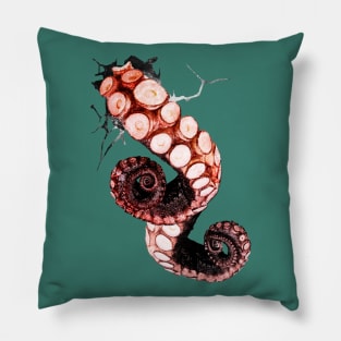 The Tentacles Within... Release The Kraken! Pillow