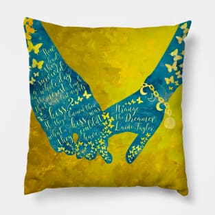 How had they survived... Strange the Dreamer Pillow