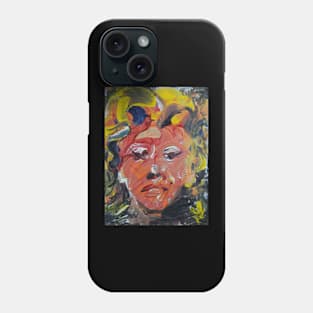 Abstract Expressionist Marilyn Face 411 Phone Case