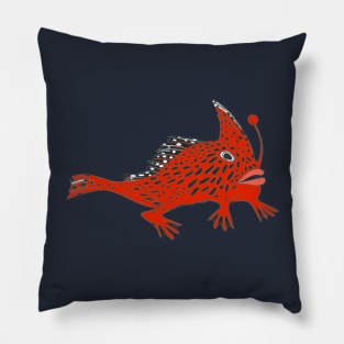 Red Spotted Handfish Pillow