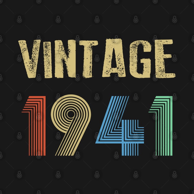 Vintage 1941 Birthday by Dirty Custard Designs 