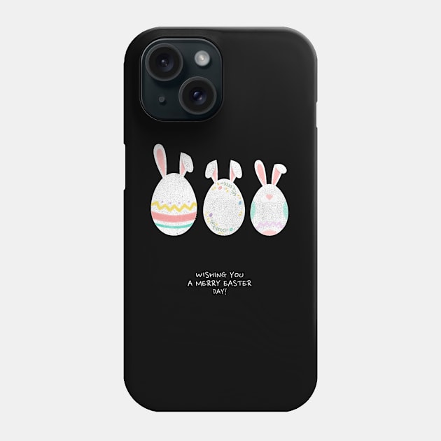 Wishing You A Merry Easter Day Phone Case by Mads' Store