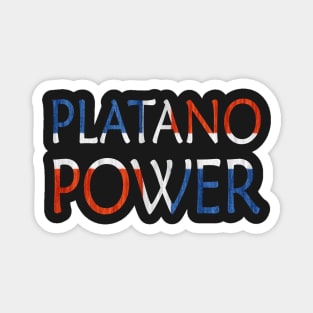 Platano Power Dominican Republic Flag Magnet