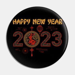 Happy New Year/Year of the Rabbit 2023 Chinese New Year Pin