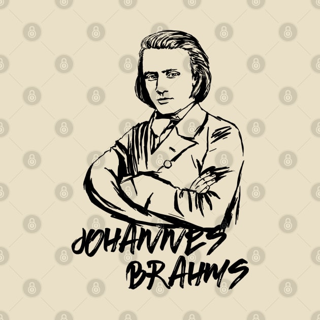 Johannes Brahms by Erena Samohai