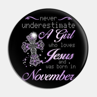 November Girl Pin