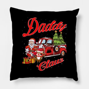 Daddy Claus Santa Car Christmas Funny Awesome Gift Pillow