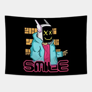 Tecno smile Tapestry