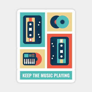 Retro Music Magnet