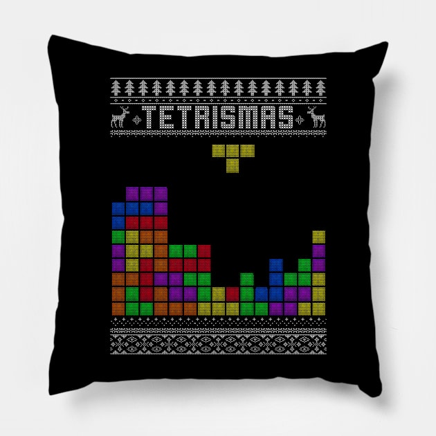 Tetris-Mas Pillow by Bevatron