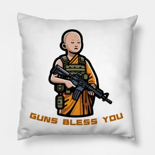 Gun Bless You Pillow