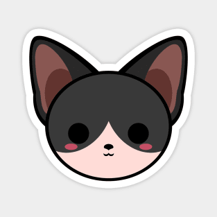 Cute Tuxedo Sphynx Cat Magnet