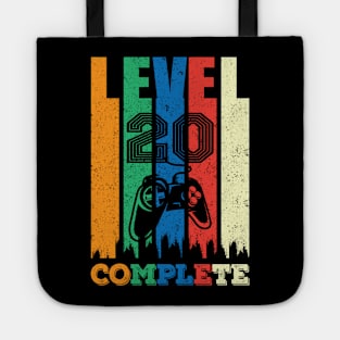 20th Birthday Level 20 Complete Gamer Gift Tote