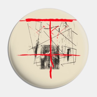 Red Mirror Pin