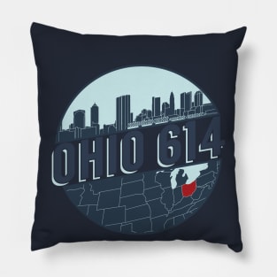 ohio T-shirt authentic Vibe Pillow