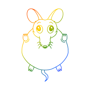 The Roundest Rat (Rainbow Version) T-Shirt