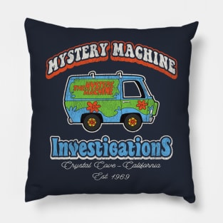 Mystery Machine Investigations Worn Pillow