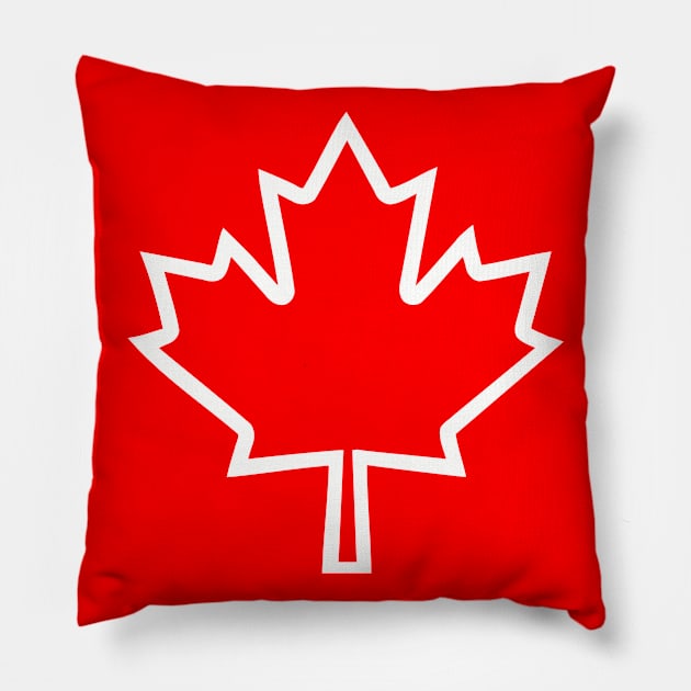 Maple leaf Pillow by Designzz