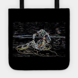 mtb downhill Tote