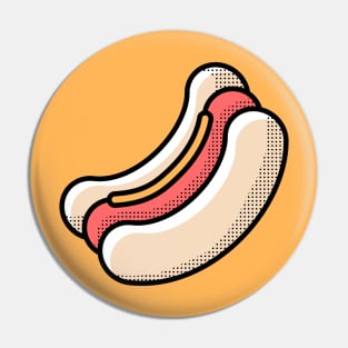 Retro Hot Dog Pin