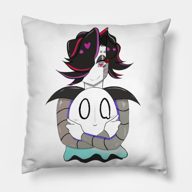 mettaton and napstablook! Pillow by kuush0