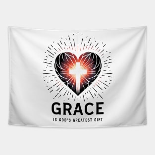 Grace is God's Greatest Gift Tapestry