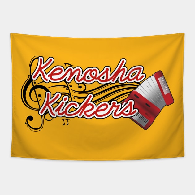 Kenosha Kickers Tapestry by fandemonium