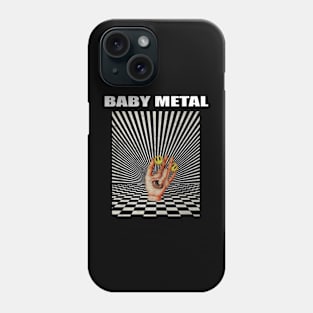 Illuminati Hand Of Baby Metal Phone Case