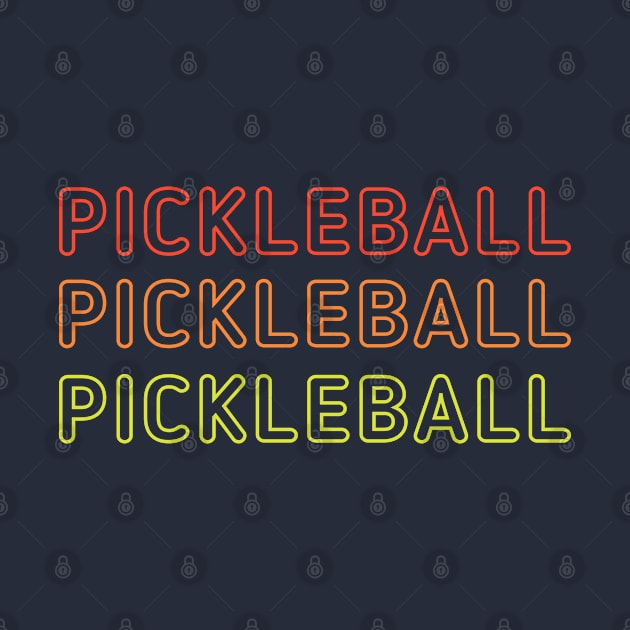 Retro Pickleball, Pickleball, Pickleball by dinksnballs