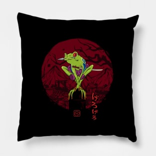 Red-eyed tree frog ninja Pillow