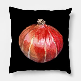 Red kuri squash Pillow