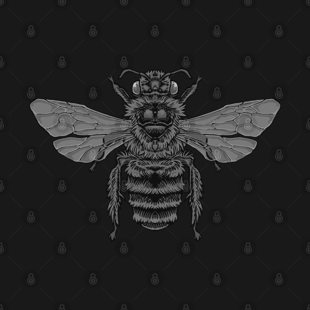 Disover Bumble Bee B&W - Bumble Bee - T-Shirt