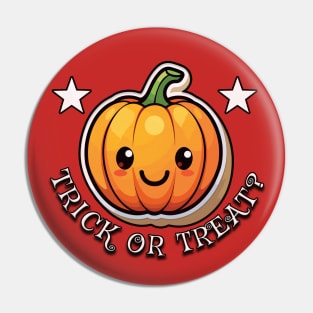 Trick or Treat - Halloween Pumpkin Pin