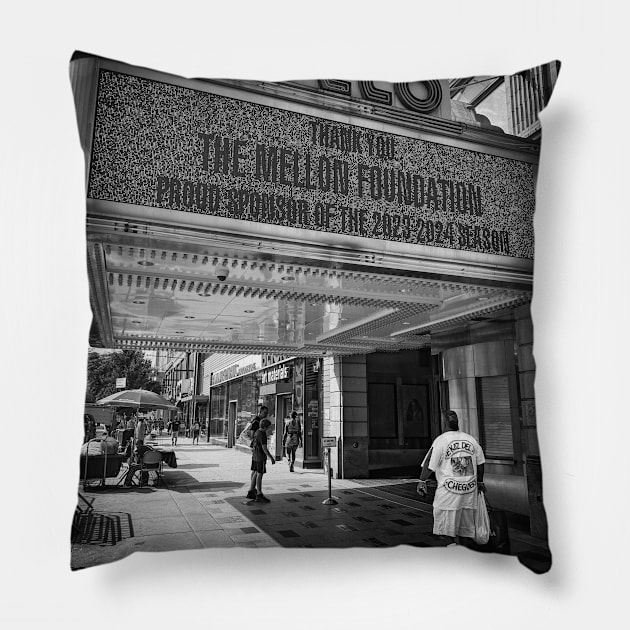 Apollo Theater Harlem Manhattan NYC Pillow by eleonoraingrid