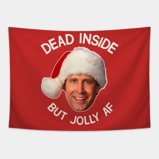 Clark Griswold Dead Inside But Jolly AF Tapestry