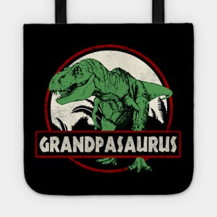 Grandpasaurus Rex Funny Grandpa Shirt Vintage Grandpa Gift Grandfather Gift Grandfather Birthday Father's Day Gift Shirt Dinosaur Gift Tote