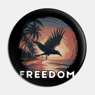 Freedom Bird Pin