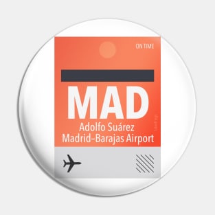 MAD Adolfo Suarez Madrid-Barajas airport Pin