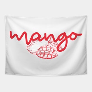 mango - Thai red - Flag color - with sketch Tapestry