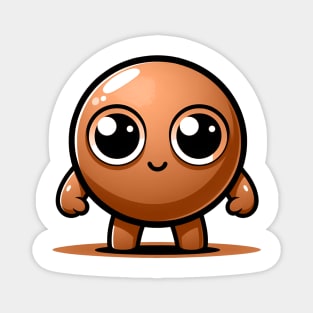 CUTE BROWN PEA (ERVILHA MARROM FOFA) Magnet