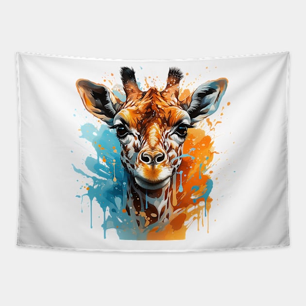 giraffe Tapestry by piratesnow