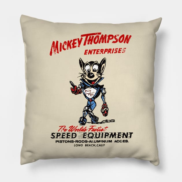 Speed Shop Pillow by retrorockit