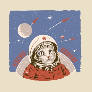 Cosmonaut Space Cat T-Shirt