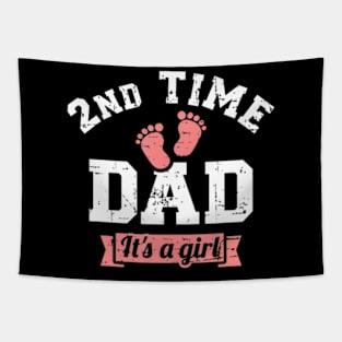 2nd second time Dad it's a girl gender reveal Tapestry