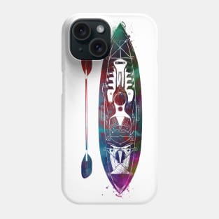 canoeing sport art #canoeing Phone Case