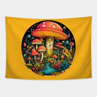 Mushrooms Tapestry